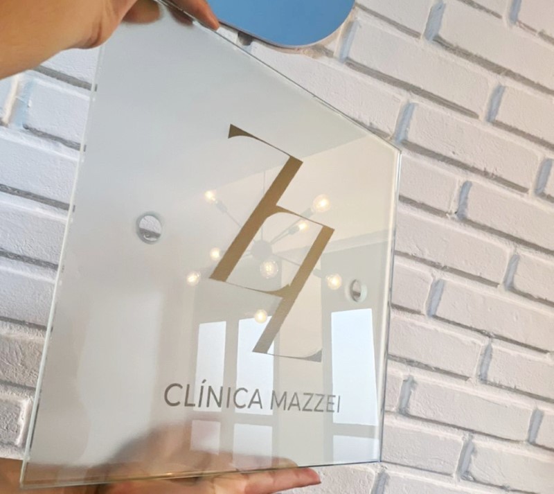 Placa para Porta de Escritório em Atibaia Exemplo 1 | Cipriani Comunicação Visual