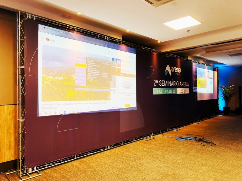 Backdrop para Fotos em Bragança Paulista Exemplo 4 | Cipriani Comunicação Visual