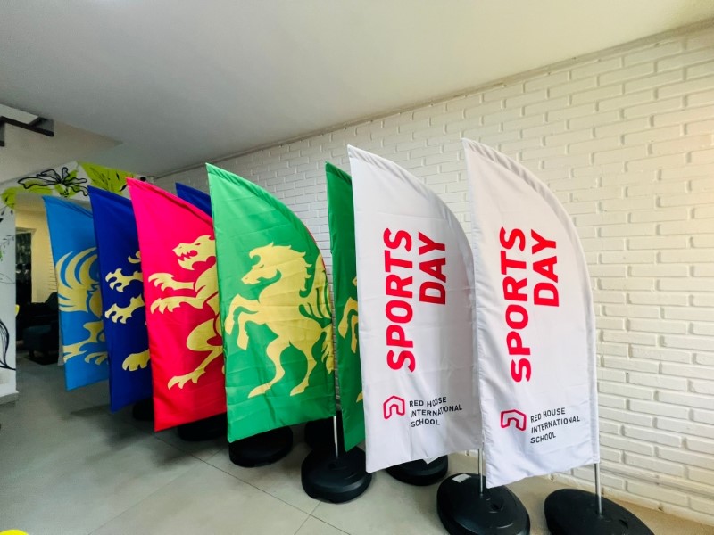 Wind Flag Banner em Bragança Paulista Exemplo 1 | Cipriani Comunicação Visual