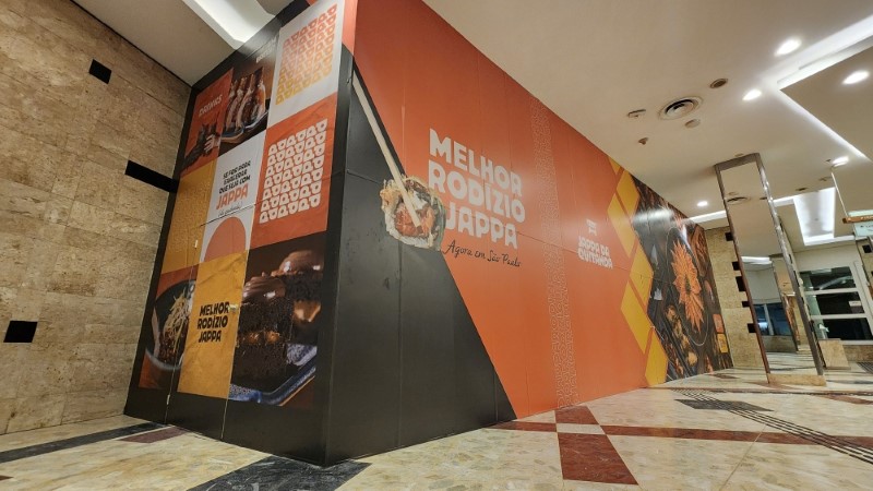 Envelopamento de Tapume em Campinas Exemplo 1 | Cipriani Comunicação Visual