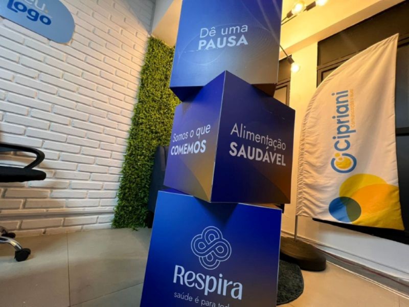 Totem sob Medida em Campinas Exemplo 2 | Cipriani Comunicação Visual