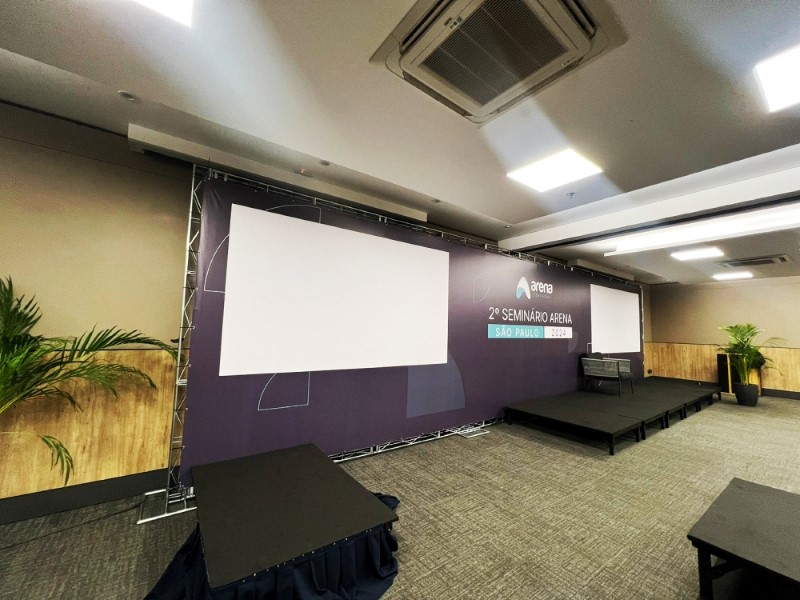 Mural de Fotos para Evento em Itatiba Exemplo 3 | Cipriani Comunicação Visual