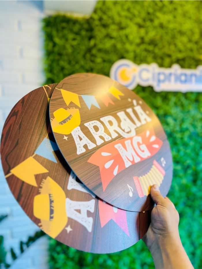 Placas para Eventos em Itatiba Exemplo 1 | Cipriani Comunicação Visual
