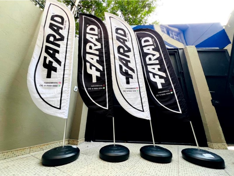 Wind Banner em Itatiba Exemplo 3 | Cipriani Comunicação Visual