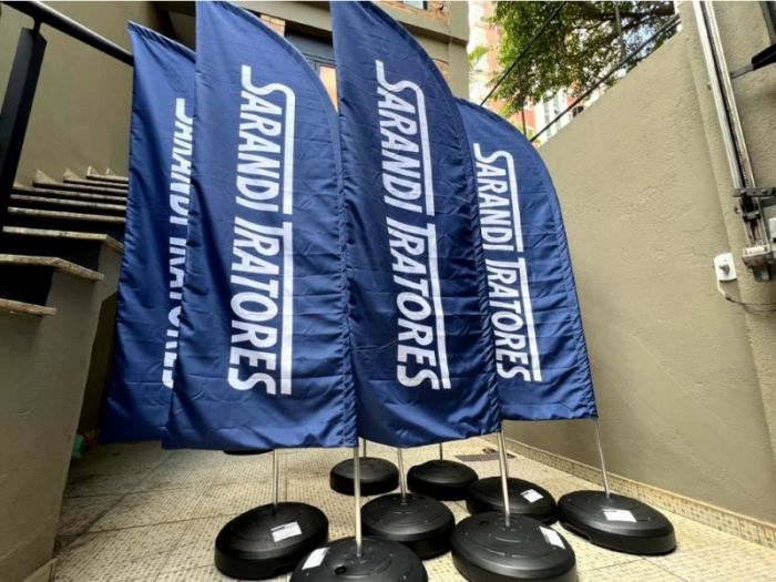 Wind Flag Banner em Itatiba Exemplo 2 | Cipriani Comunicação Visual