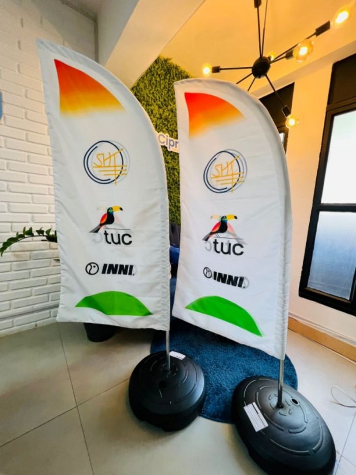 Wind Flag Banner em Itatiba Exemplo 3 | Cipriani Comunicação Visual