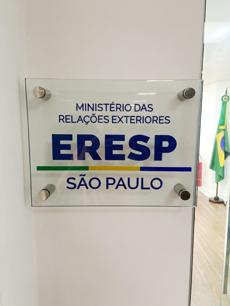 Placa de Vidro para Escritório em Valinhos Exemplo 4 | Cipriani Comunicação Visual