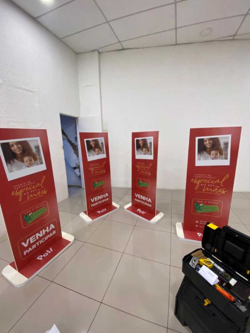 Totens para Evento em Valinhos Exemplo 1 | Cipriani Comunicação Visual