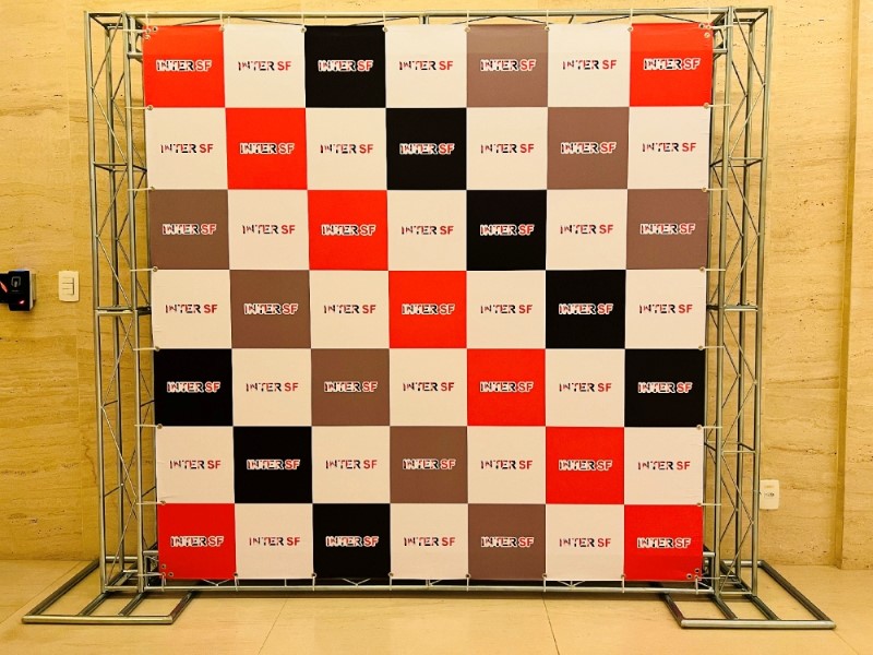 Fundo de Palco Backdrop, Zona Leste SP Exemplo 4 | Cipriani Comunicação Visual