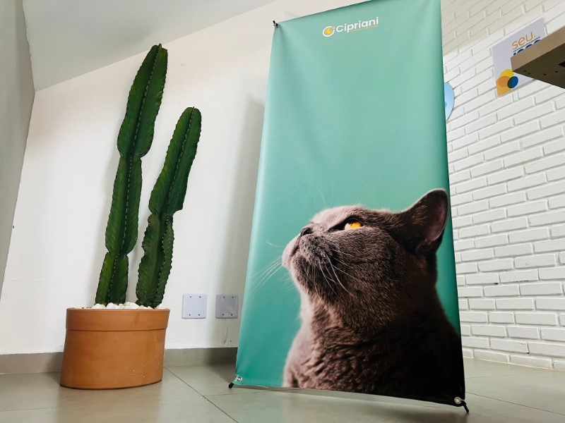 X Banner, Zona Leste SP Exemplo 4 | Cipriani Comunicação Visual