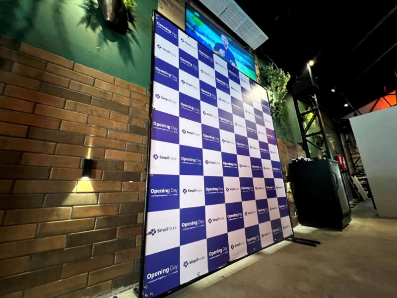 Fundo de Palco Backdrop, Zona Sul SP Exemplo 1 | Cipriani Comunicação Visual