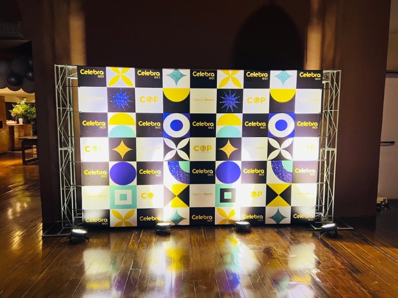 Fundo de Palco Backdrop, Zona Sul SP Exemplo 4 | Cipriani Comunicação Visual