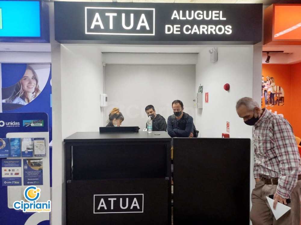 Adesivação de Stand para Aluguel de Carros, Cote Já 1 Imagem