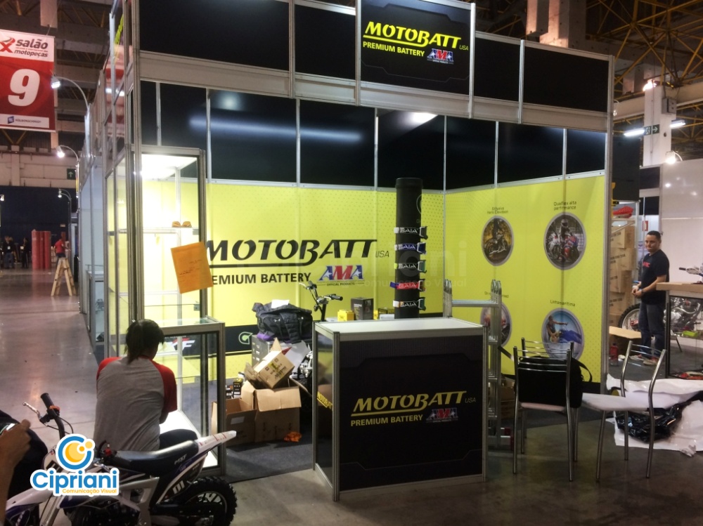 Adesivo para Stand de Evento de Motocicletas, Orçamento 1 Imagem