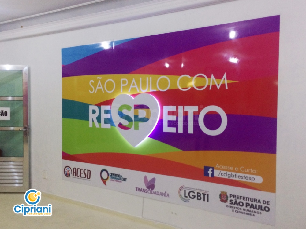 Painel Colorido e Logo LED Colorido e Branco, Compre Já 2 Imagem