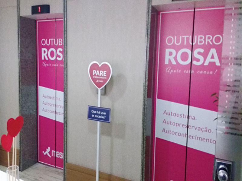 Adesivo Personalizado para Elevadores  | Cipriani Comunicação Visual em São Paulo SP
