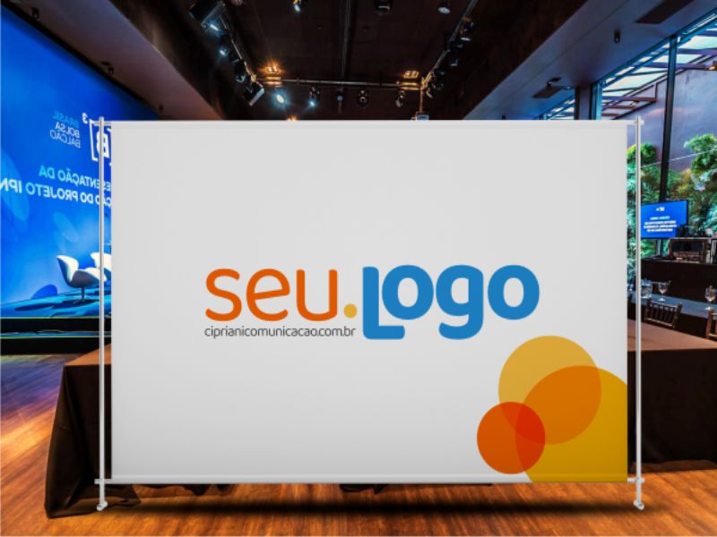 Backdrop de Tecido Personalizado para Eventos | Cipriani Comunicação Visual em São Paulo SP