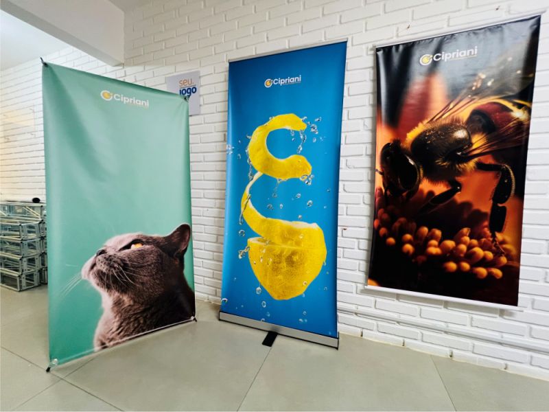 Impressão de Banners Personalizados para Eventos | Cipriani Comunicação Visual em São Paulo SP