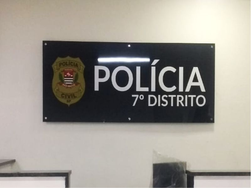 Placa de Acrílico Personalizada para Recepção | Cipriani Comunicação Visual em São Paulo SP