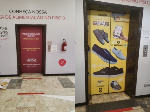 Adesivação de Elevador  | Cipriani Comunicação Visual em São Paulo SP
