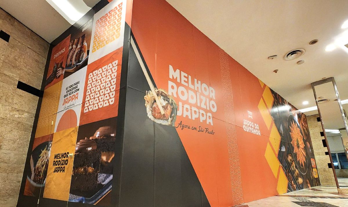Slider | Shopping Anália Franco - Personalização de Tapume